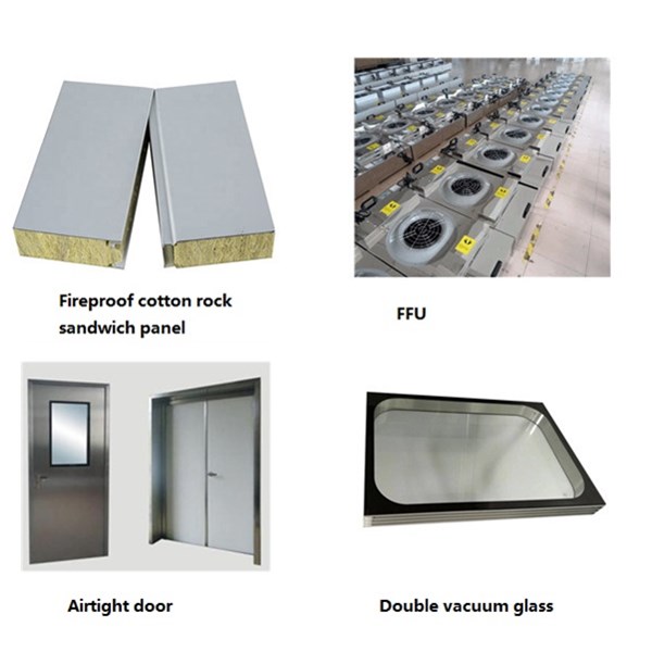 Fireproof Sandwich Panels Clean Booth